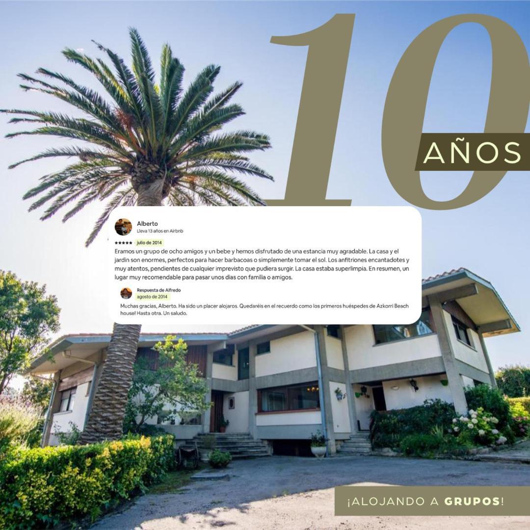 Azkorri Beach House Getxo Exteriör bild